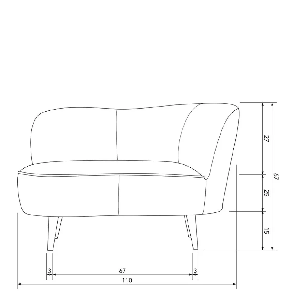 Retro Lounge Sofa Singuaro