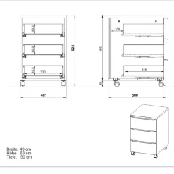 Rollcontainer Sanu