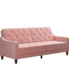 Rosa Klappsofa Clienta