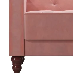 Rosa Klappsofa Clienta