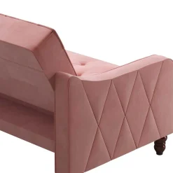 Rosa Klappsofa Clienta