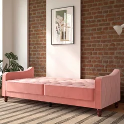 Rosa Klappsofa Clienta