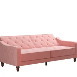 Rosa Klappsofa Clienta