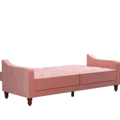 Rosa Klappsofa Clienta
