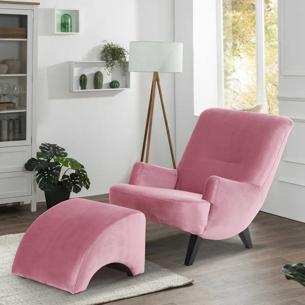 Rosa Relaxsessel Crosavio