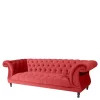Rote Dreisitzer Couch Akper