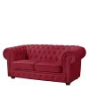 Rote Leder Couch Zoreca