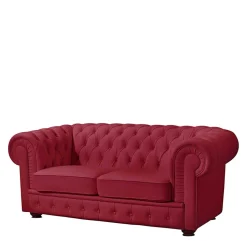 Rote Leder Couch Zoreca