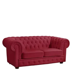 Rote Leder Couch Zoreca