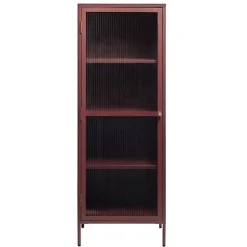Rote Wohnzimmervitrine Arsizion
