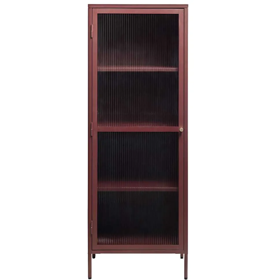 Rote Wohnzimmervitrine Arsizion