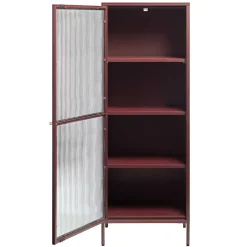 Rote Wohnzimmervitrine Arsizion