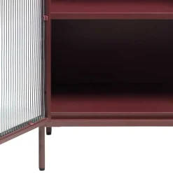 Rote Wohnzimmervitrine Arsizion