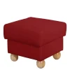 Roter Beistellhocker Claudira