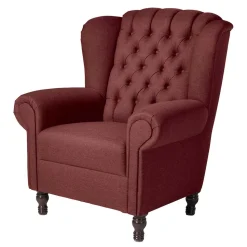 Roter Wohnzimmer Sessel Idena