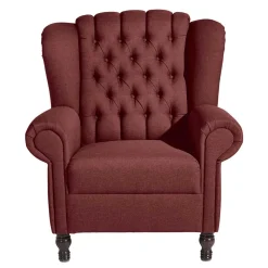Roter Wohnzimmer Sessel Idena