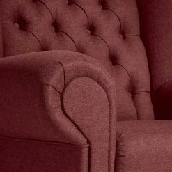 Roter Wohnzimmer Sessel Idena