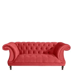 Rotes Zweier Sofa Akper