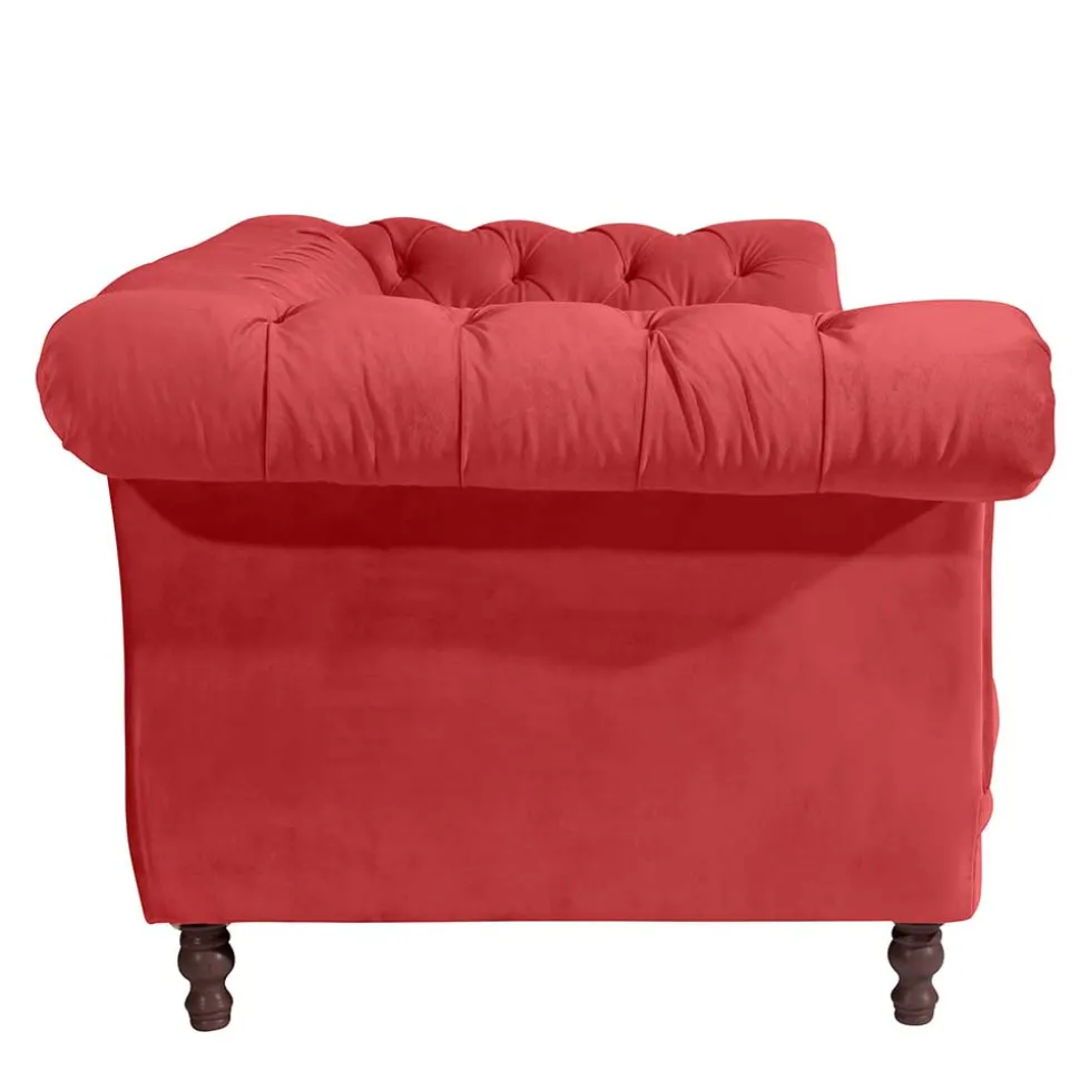 Rotes Zweier Sofa Akper
