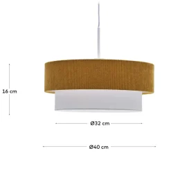 Runde Hängeleuchte Sibuyan