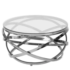 Runder Design Couchtisch Woodna