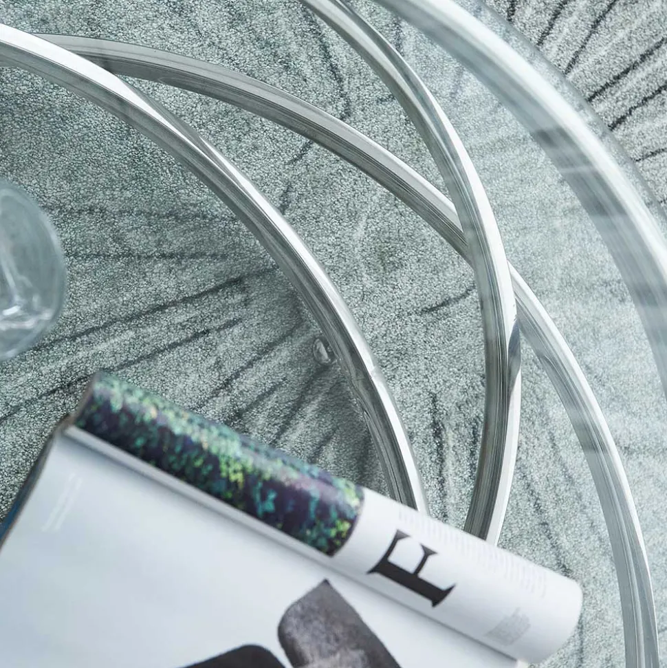 Runder Design Couchtisch Woodna
