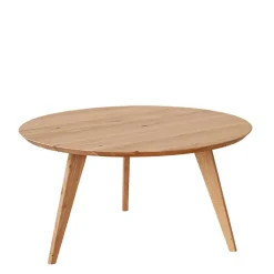 Runder Eiche Couchtisch Cow