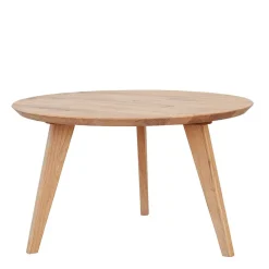 Runder Eiche Couchtisch Cow