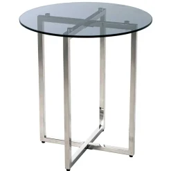 Runder Glastisch Badehma