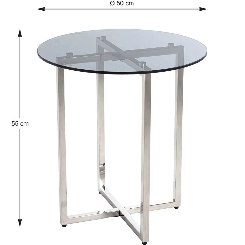 Runder Glastisch Badehma