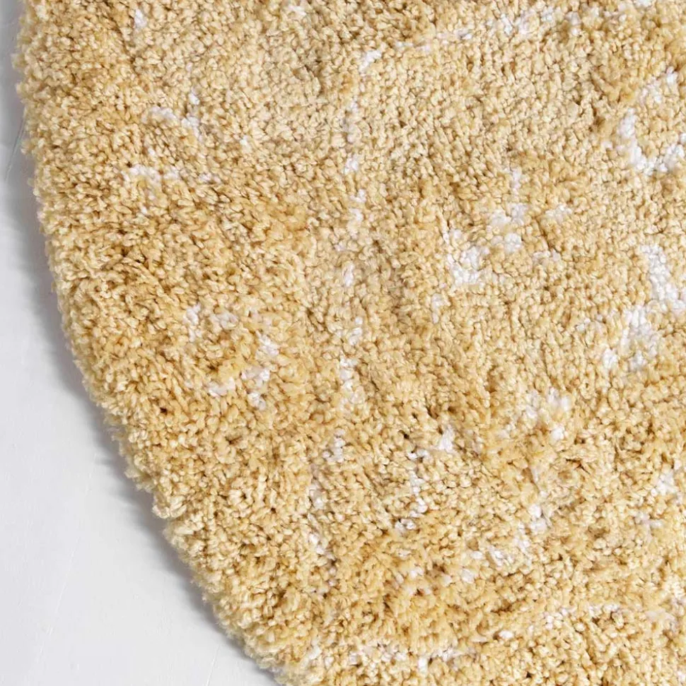 Runder Hochflor Teppich Aktemus