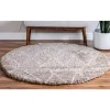 Runder Teppich Beige Fascination