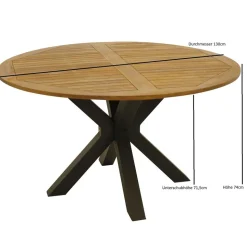 Runder Terrassentisch Miaoli