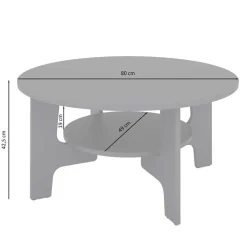 Runder Wohnzimmer Tisch Gracia
