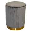 Samt Hocker Zenus