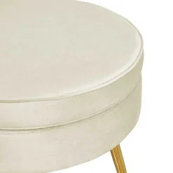 Samt Polsterhocker Kuito
