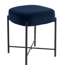 Samt Polsterhocker Tevano