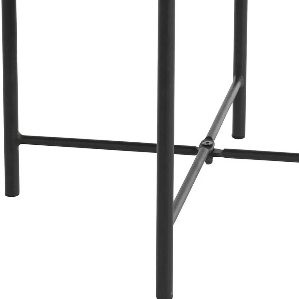 Samt Polsterhocker Tevano