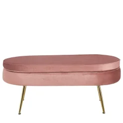 Samt Polsterhocker Vanessa