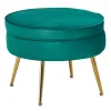 Samt Sitzhocker Golatas