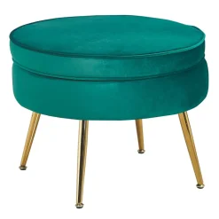 Samt Sitzhocker Golatas