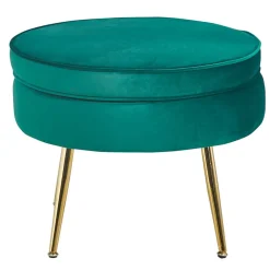 Samt Sitzhocker Golatas