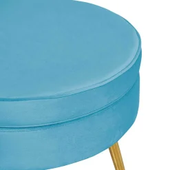 Samt Sitzhocker Mimdos
