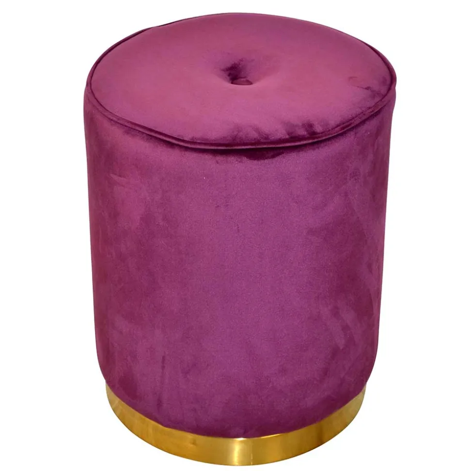 Samt Sitzpouf Yemla