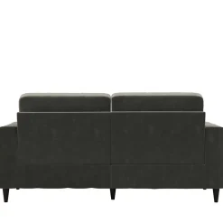 Samt Sofa grau Alfons
