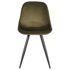 Samt Stuhl Oliv Set Montone