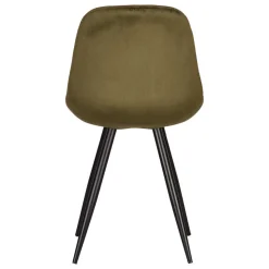 Samt Stuhl Oliv Set Montone