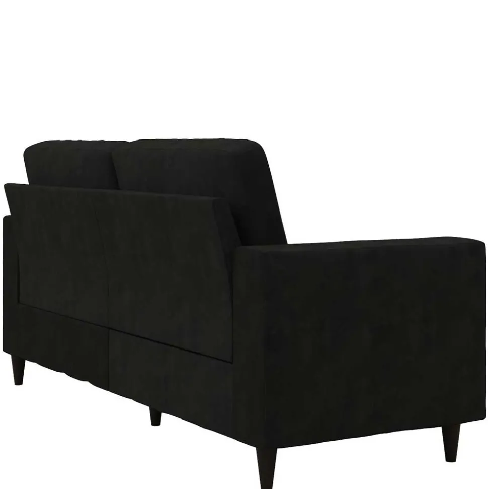 Samt Zweisitzer Sofa Remania