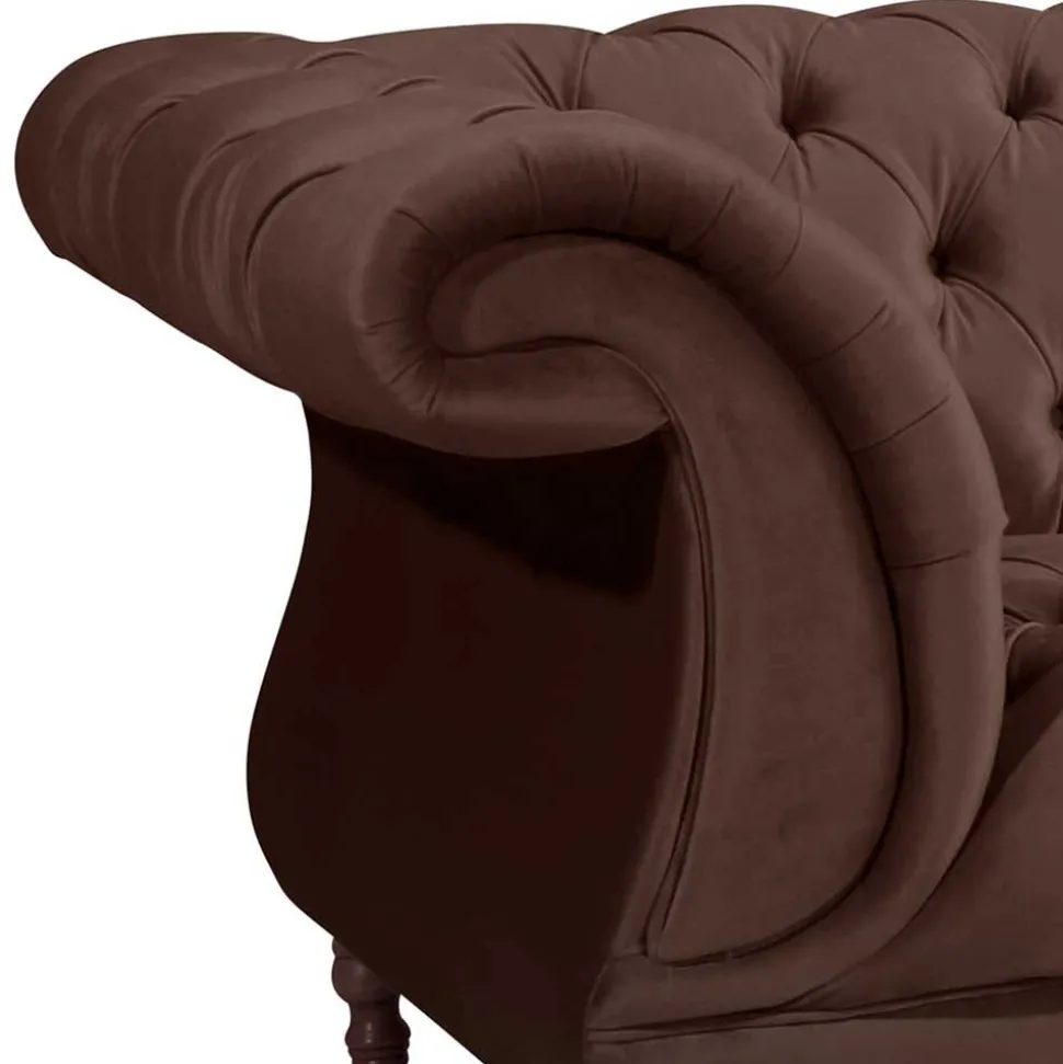 Samtvelour Couch Rennia