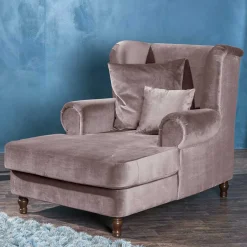 Samtvelours Bigsessel Stagnola